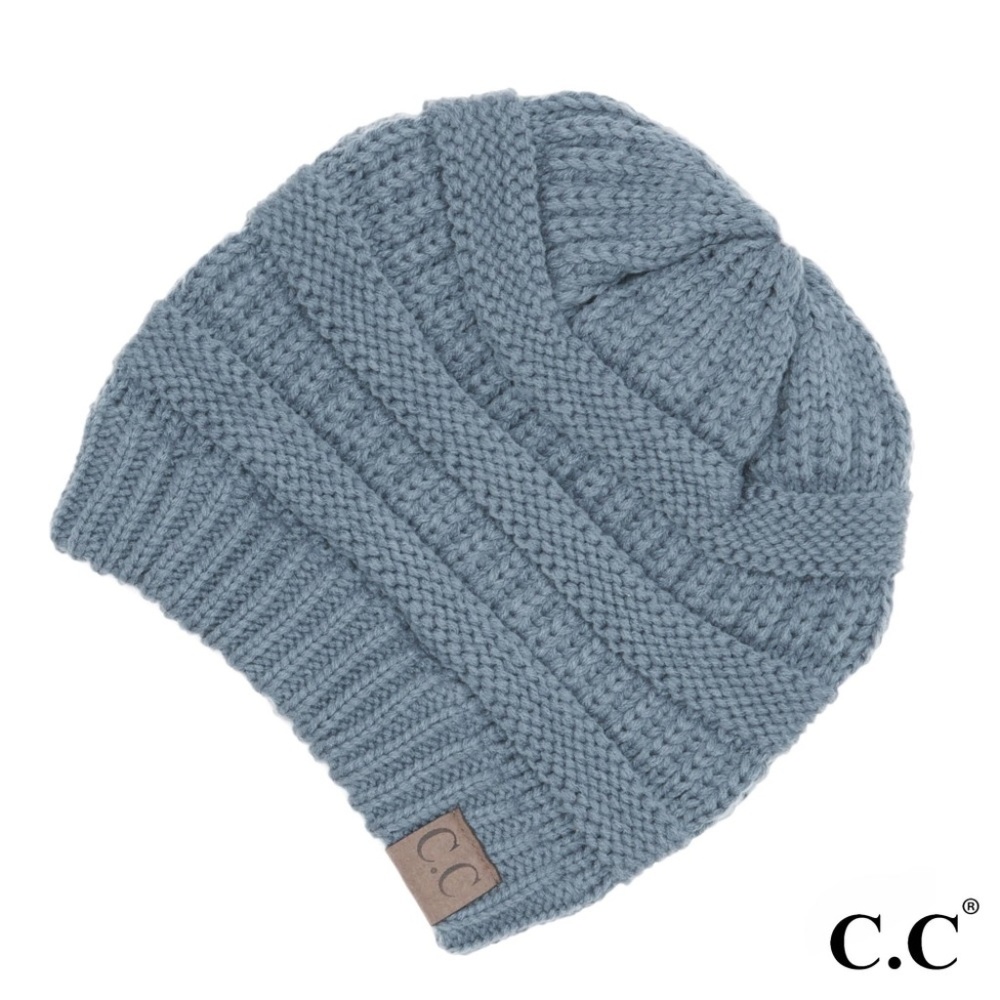 CC Winter Beanie Original Authentic Hat - Denim